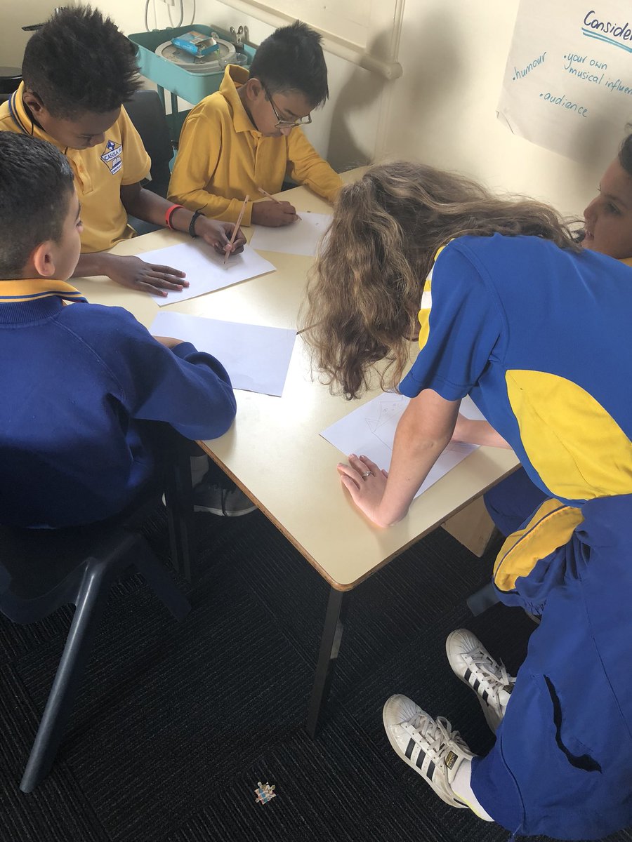 4K listening to listening to The Man from Snowy River theme and sketching what they visualise. How do music and sound effects paint a picture in our minds? #embodiedlearning #4Cs @revans1413 @CasulaPS