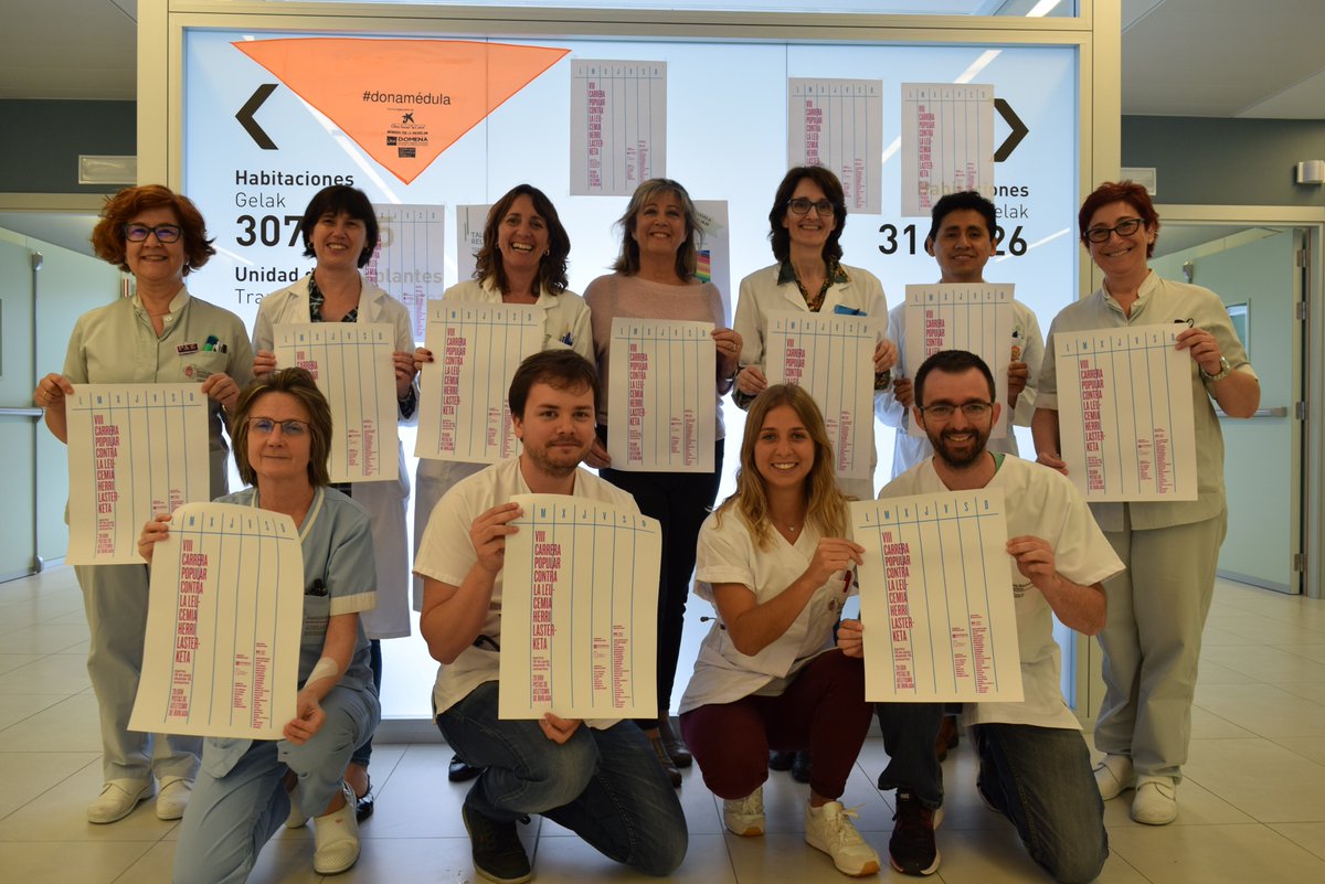 salud_na's tweet photo. Este martes, a las 20 horas, VIII Carrera contra la leucemia de la asociación Domena. ¿Te unes? Nuestro equipo de Hematología y Enfermería te anima a sumarte. Todos contra la Leucemia. Salimos desde Burlada. 
https://t.co/tnVfCpAkOg https://t.co/0vzHZdKP7i
