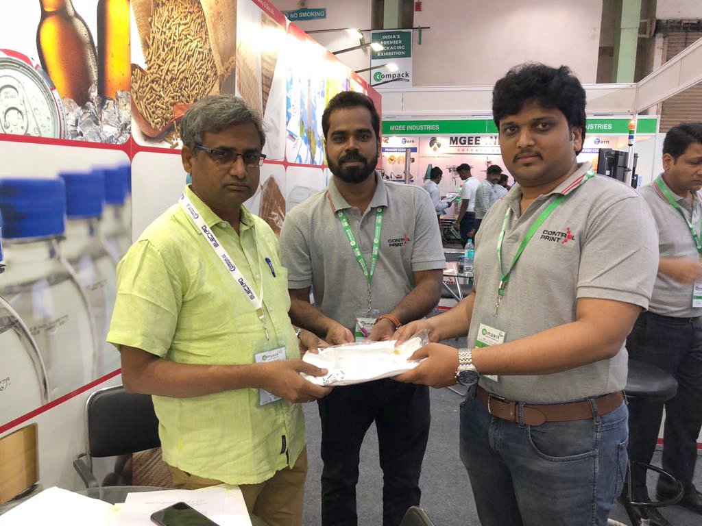 controlprintltd's tweet photo. Thank you for visiting our stall at the #Compack Packaging Expo. 2018, Chennai. https://t.co/ESw6ZCQiof