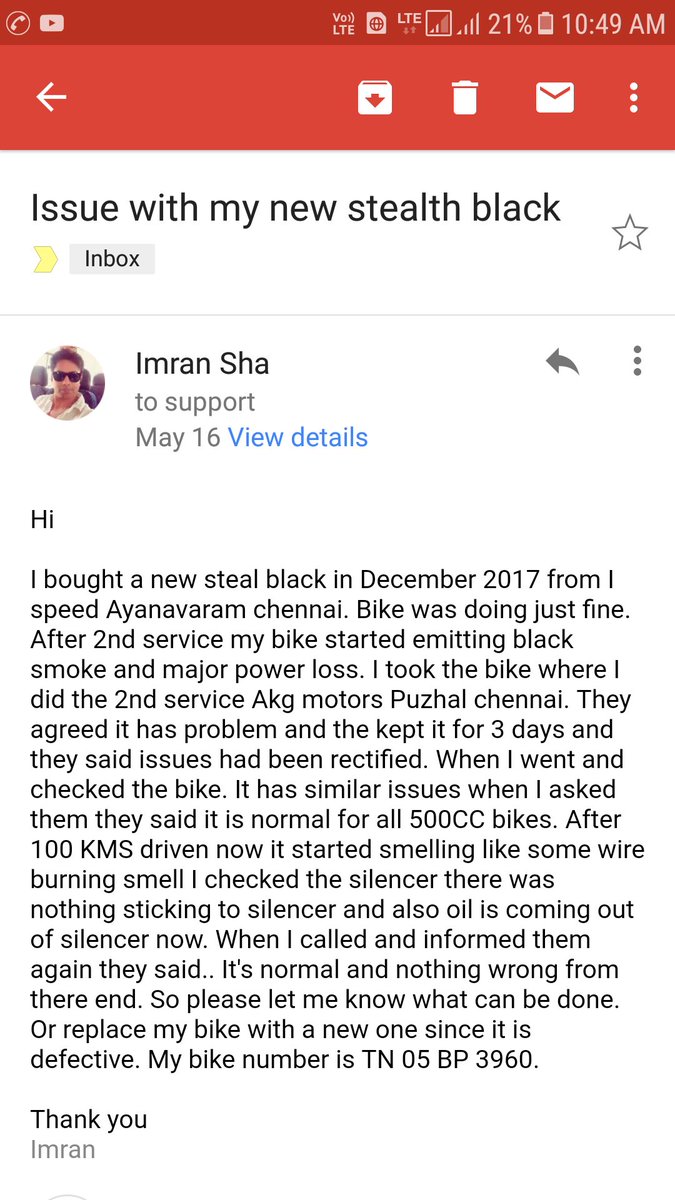 imransharief07's tweet photo. @royalenfield https://t.co/SMbaJkQTXo