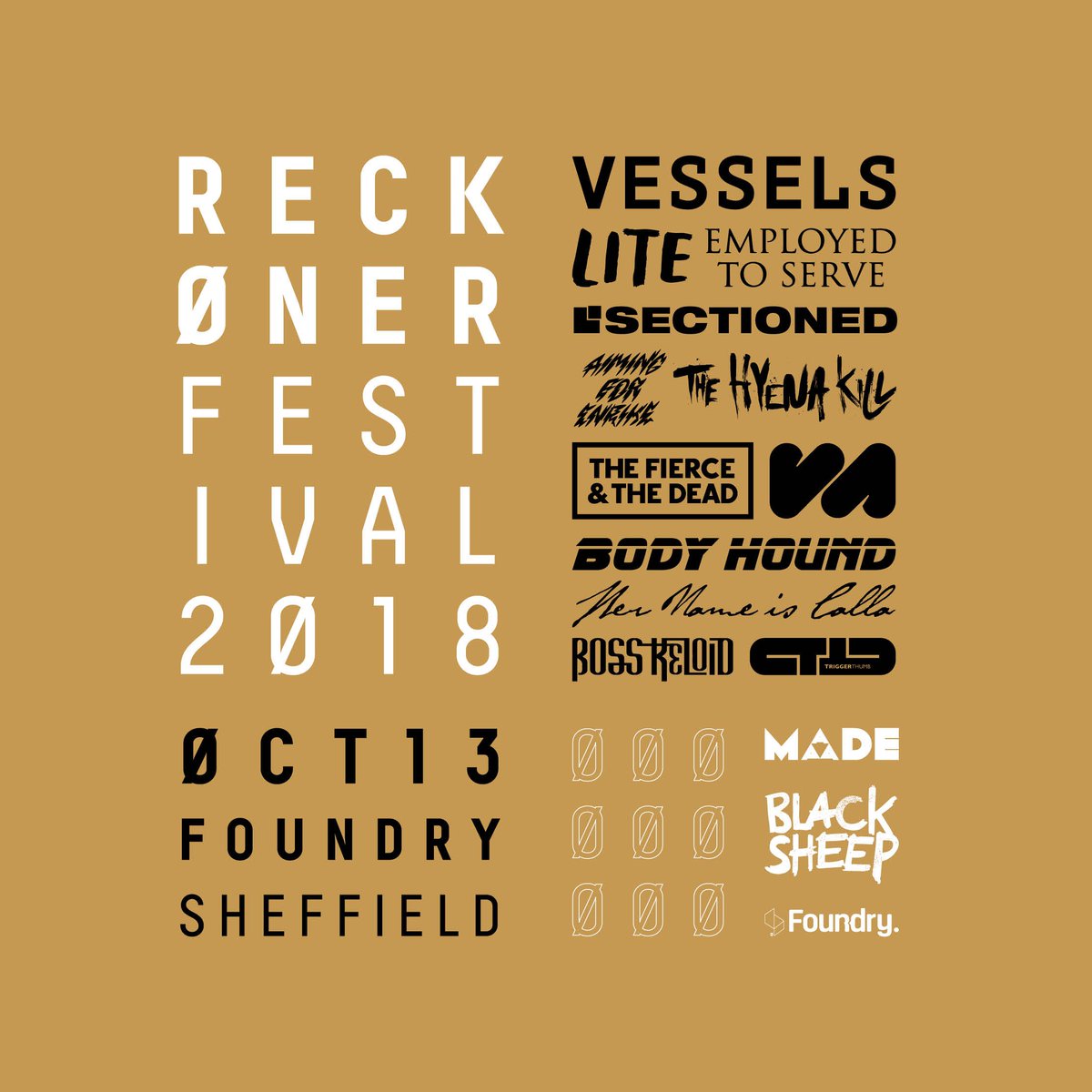 Vessels (@vesselsband) on Twitter photo One for our northern England fans! We will be headlining <a href="/reckonerfest/">Reckoner Festival</a> festival in Sheffield on Sat 13th Oct. And the line up looks heavy. See you down the front. M x
Tickets: eventbrite.co.uk/e/reckoner-fes… <a href="/Foundrysu/">Foundry Sheffield</a> One for our northern England fans! We will be headlining <a href="/reckonerfest/">Reckoner Festival</a> festival in Sheffield on Sat 13th Oct. And the line up looks heavy. See you down the front. M x
Tickets: eventbrite.co.uk/e/reckoner-fes… <a href="/Foundrysu/">Foundry Sheffield</a>
