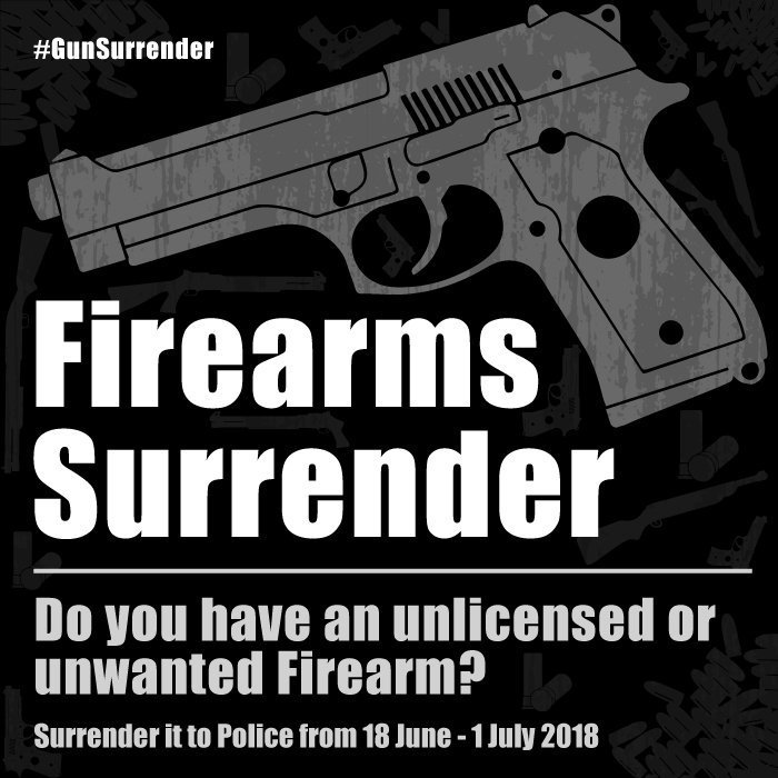 PSOSEdinburgh's tweet image. We are launching a national #GunSurrender campaign. From today until 11:59pm 1st July you can hand in any firearm, ammunition or weapon anonymously to St Leonard's police station, without facing prosecution for the illegal possession at the point of surrender.