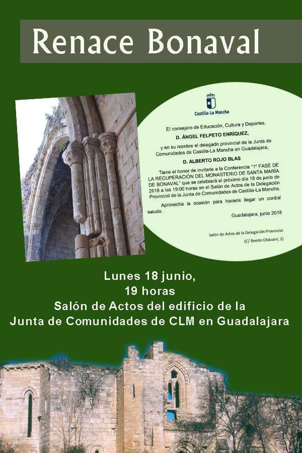 salvarbonaval's tweet photo. No te pierdas está tarde el coloquio Renace Bonaval a las 19 en el edificio de la junta en Guadalajara #sosbonaval #retiendas https://t.co/7uWGhTLKKj