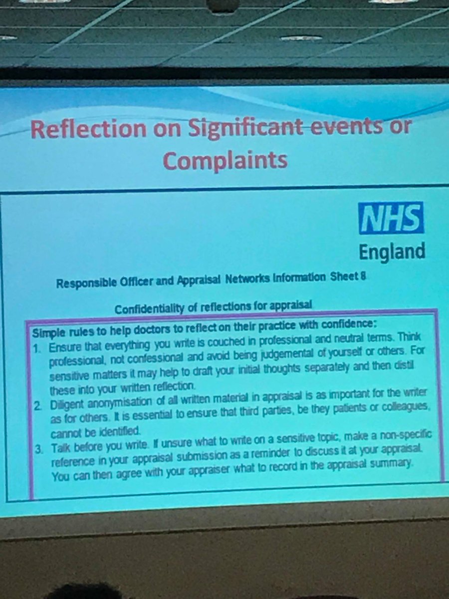 UHL_ClinEd's tweet photo. Invaluable advice for appraisal evidence #TheNextStepCourse2018 https://t.co/oncjGQl8SO