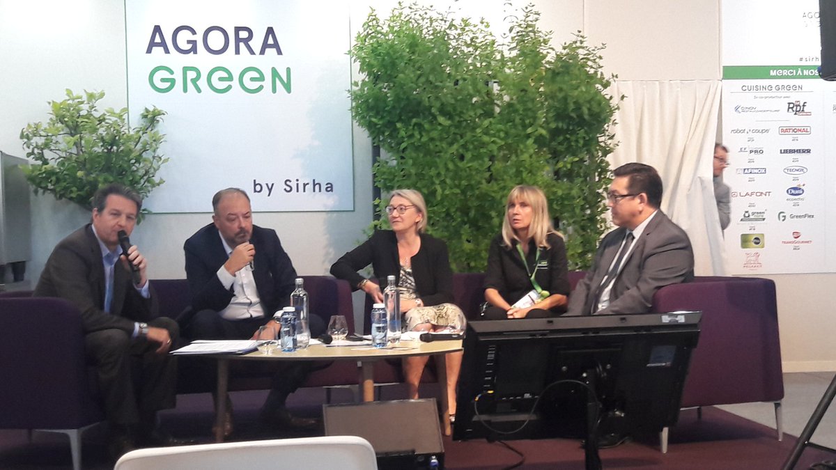 Restauration21's tweet photo. Cuisine durable mythe ou réalité sur agora du @Sirha_Green https://t.co/aJhMcklUfB