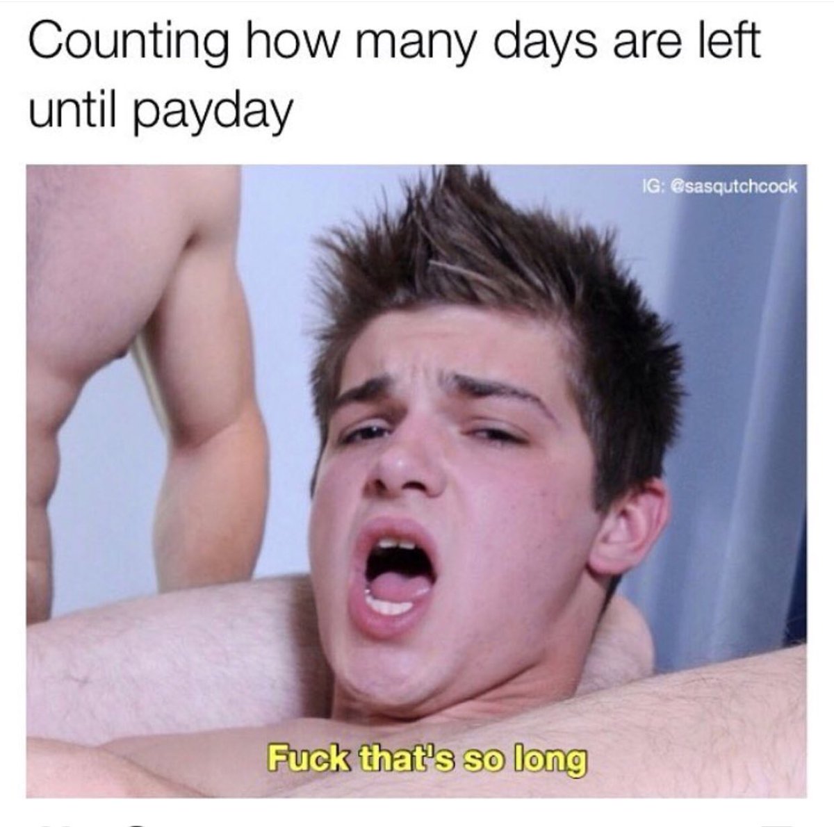 BeardedPolitico's tweet photo. We all know that feeling it’s been a long month #payday #broke #notgayporn https://t.co/7Ja9au828S