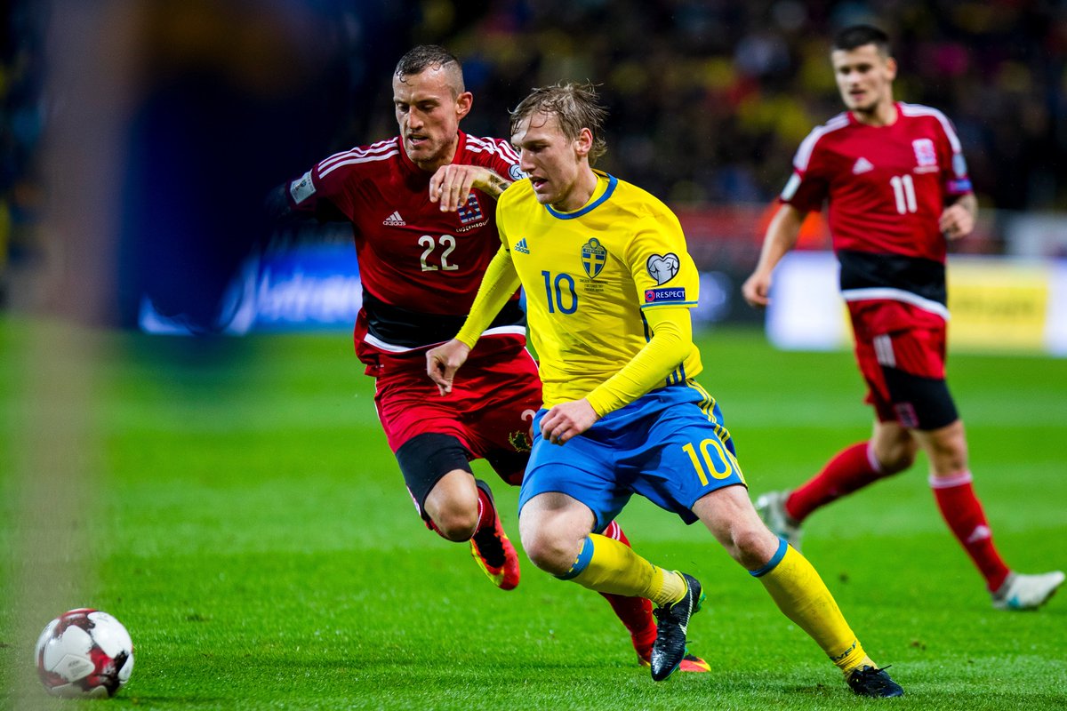 RBLeipzig_EN's tweet photo. ⚽ 🇸🇪🆚🇰🇷 
🕑 14:00 CEST 
👀 Emil #Forsberg 

Sweden's #WorldCup journey kicks off in an hour and a half! #SWEKOR https://t.co/TWkXUFTTnr