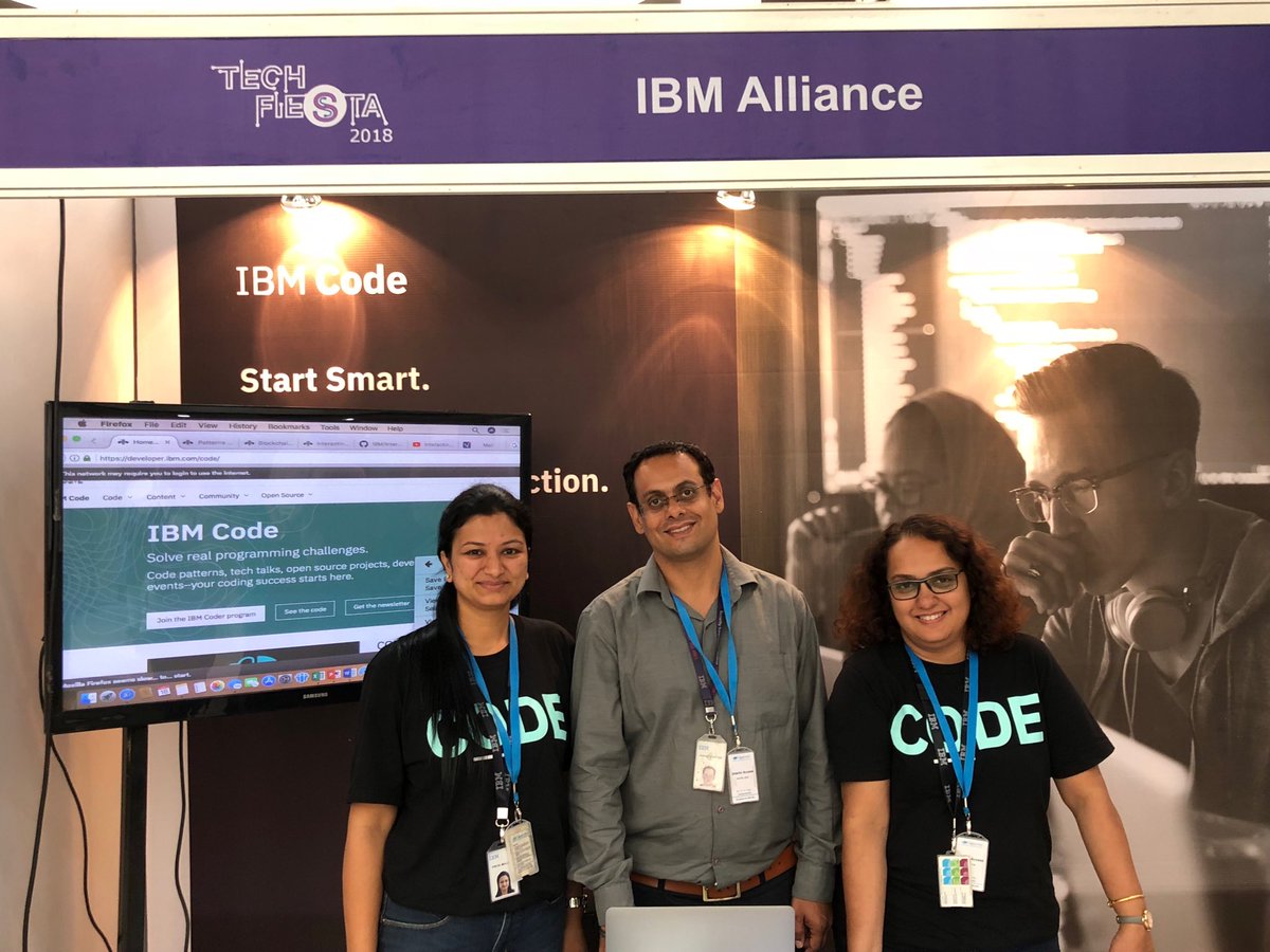 priyamallya's tweet photo. It was great way to end week long events @CapgeminiIndia at #TechFiesta2018 - it’s always a humble experience to talk to developers and share their excitement on @ibmcode and #CallforCode https://t.co/c7iDaWf4SX