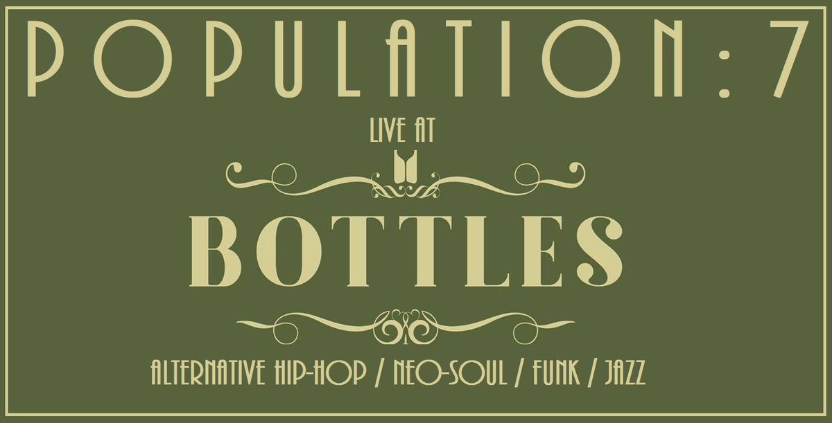 First Hometown show in a while!

01.07.18 <a href="/BottlesWine/">Bottles Worcester</a> Worcester!

#alternative #hiphop #jazz #soul #funk