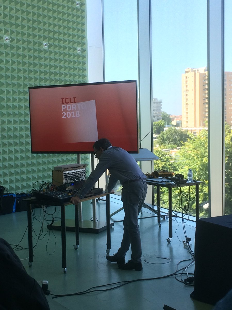 thormagnusson's tweet photo. Thank you Porto @Liveinterfaces organisers for a wonderful and thrilling conference. It was a blast! - Some members of the @emutlelab on the pictures + organisers opening the event. https://t.co/7wMFJQ0rEC