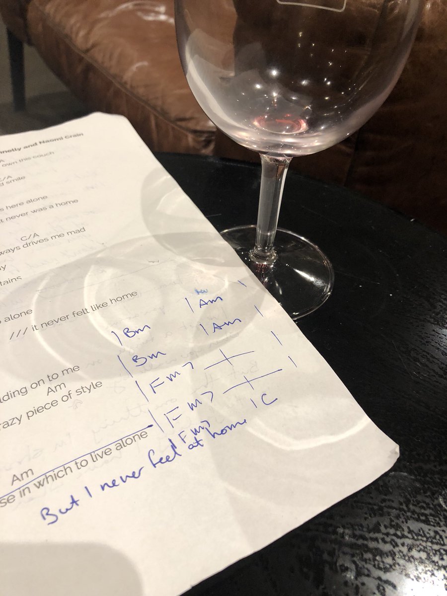 naomicrain's tweet photo. Typical pre-critiquelast minute song adjustments @NSAIofficial #NSAIAus https://t.co/tJSe8gVsv5