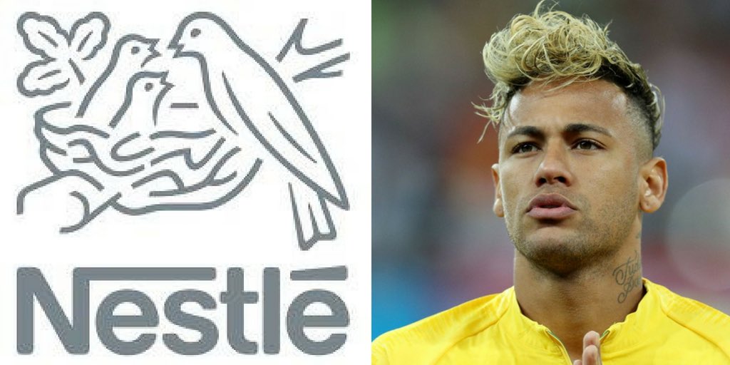BeckDani's tweet photo. ++++ Breaking News ++++
Nestlé neuer HAUPTsponsor 
von Brasil-Superstar Neymar!
#nestlé #neymar #Neymarhair
#FussballWM2018 https://t.co/YHdbSAo2Qt