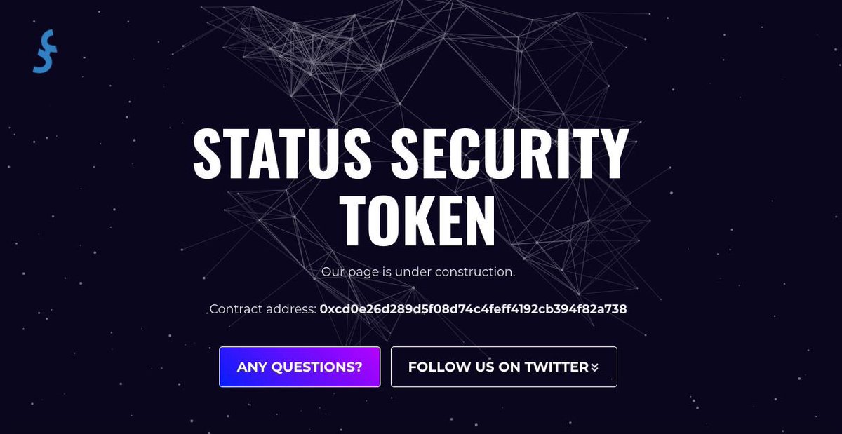 STStoken's tweet image. Something REVOLUTIONARY is coming...

Like
Retweet
Tag 5 friends

ststoken.com

#StatusSecurity $STS $BTC $ETH #Erc20 #airdrop #tokensale