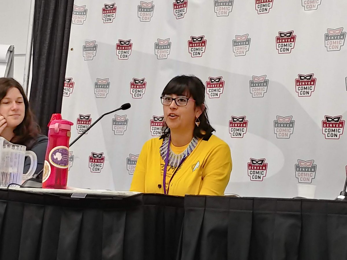 RockDocLML's tweet photo. A few photos from Friday's Women in STEM panel at DCC! #futurescientist #NCARexplorer #NCAR #Denvercomiccon #womeninstem https://t.co/AmVBYOF0Ho