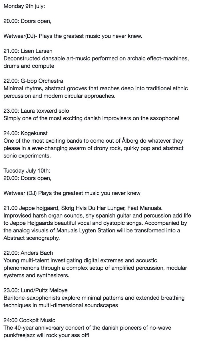 GretaEacott's tweet photo. G·Bop Orchestra SIX DRUMMER FORMATION is coming to the legendary @@@ COPENHAGEN TRASHZZFESTIVAL 2018 !! 9th July  > > Lygten Station. Plz don't hesitate !    #Copenhagen #Drumz #Trashzzfestival
https://t.co/MrwCJWPnrA https://t.co/LA3D5jVTFF