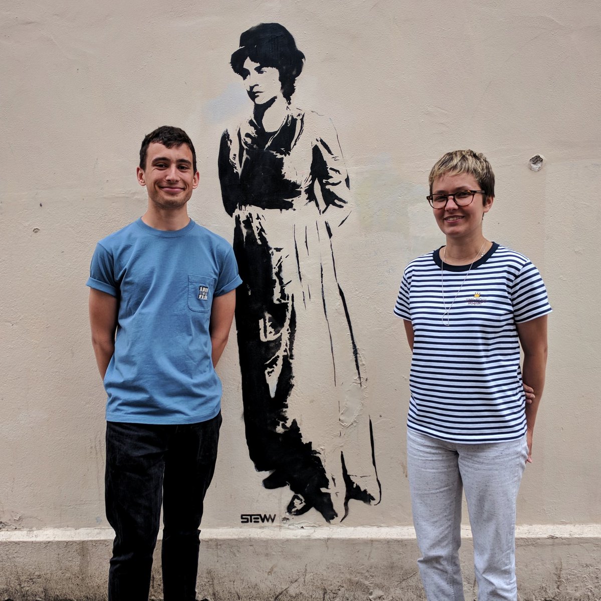 FoundryBottle's tweet photo. Finally got to visit Wollstonecraft by the green @stewysstencils with a wonderful guided tour by Roberta Wedge from @maryonthegreen
It was amazing to see how many influential people both Mary and Newington Green have been connected to over the last three hundred years. https://t.co/cbGfmeqfte