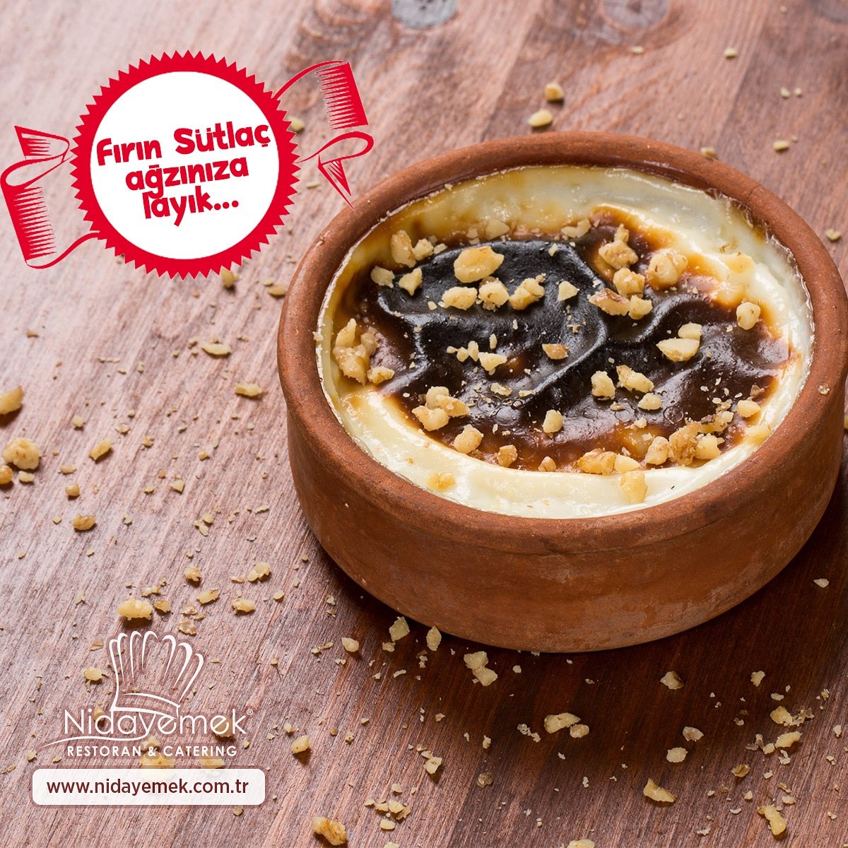 Yazın sıcağında hafif bir tatlı yine 
Nida Yemek menüsünde... 
Fırın Sütlaç'a ağzınıza layık... 
İletişim: 0212 430 03 13 
nidayemek.com.tr 
#tatlı #fırınsütlaç #yemekçözümleri #catering #nidayemek #kurumsalyemek #cateringhizmetleri #LLCAjans