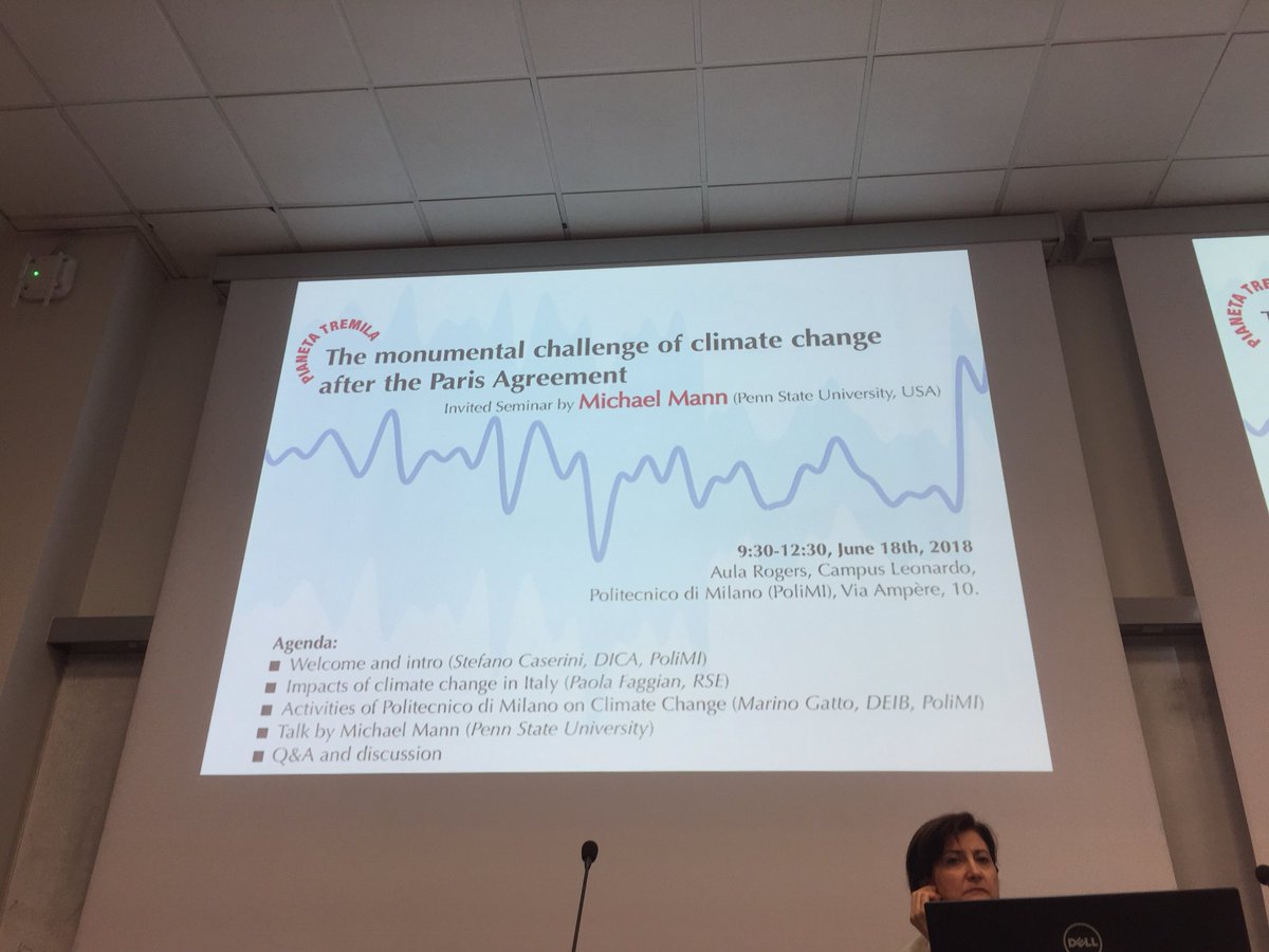 nicla_panciera's tweet photo. oggi al Politecnico @polimi Michael Mann della #Upenn con Stefano #Caserini, Paola Faggian di #rse, Marino Gatto #clima #terrabrucia #climatechange #laterrabrucia https://t.co/ArBZEXB960