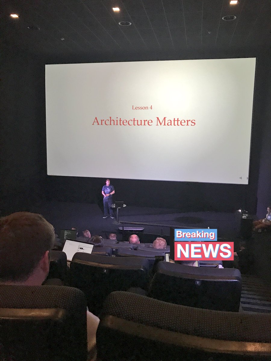 DATASPACEPL's tweet photo. #atmosphereconference Andy Davies on stage. https://t.co/vTd4PlN6xl