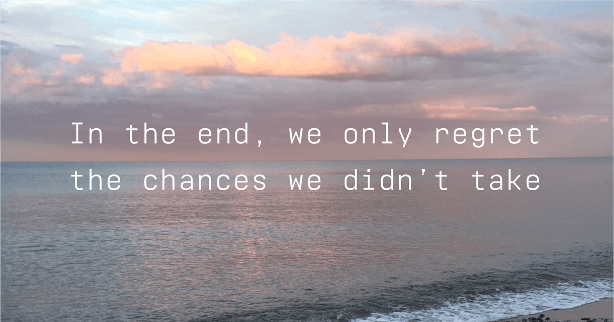 It's a shiny new week full of chances waiting to be taken!

What #goals do you have in mind?

#MondayMotivation