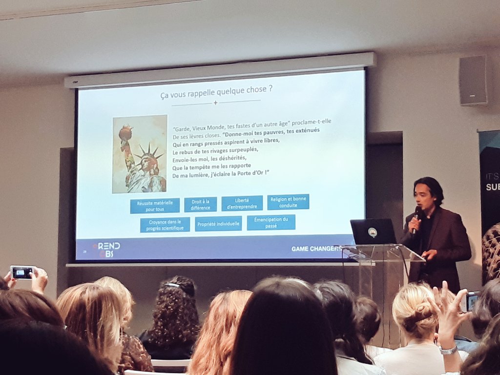 #TrendObs 2019 : voilà pourquoi notre 18ème édition s'appelle "America" parce que les aspirations exprimées par les #Trendsetters se rapprochent du rêve américain initial. #Trends #Tendances #SignauxFaibles