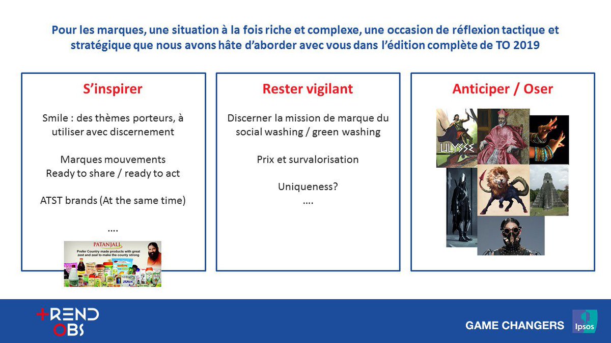 #TrendObs 2019 : Pour les marques, la situation est à la fois riche et questionnante et donne l’occasion d’une réflexion tactique et stratégique