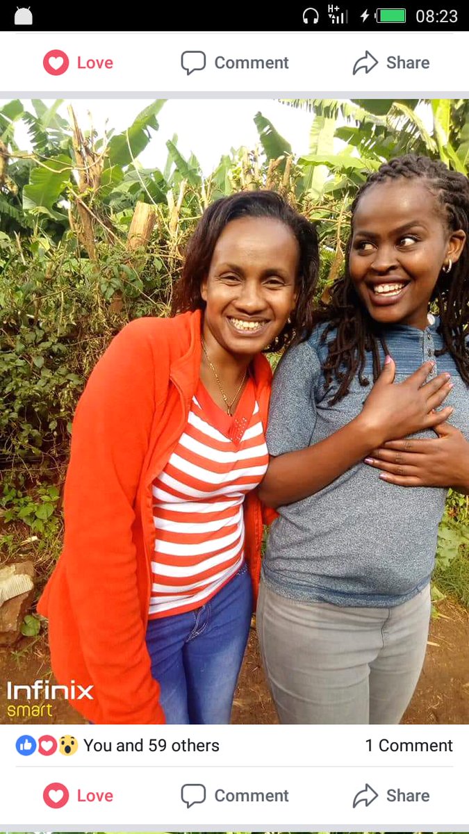 WanjaMwaura3's tweet photo. She only needed a pat on the back and support to help her fight addiction and substance abuse. She did it. She overcame. Am proud of her. https://t.co/9GoK4X48Vh