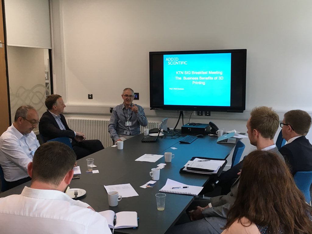 DanPBrooks's tweet photo. Phill Dickens of @AddedScientific opening our East Midlands #3dprinting week at Nottingham University. 
#additivemanufacturing #ukmfg @KTN_AMSIG https://t.co/QKD1eehEDf