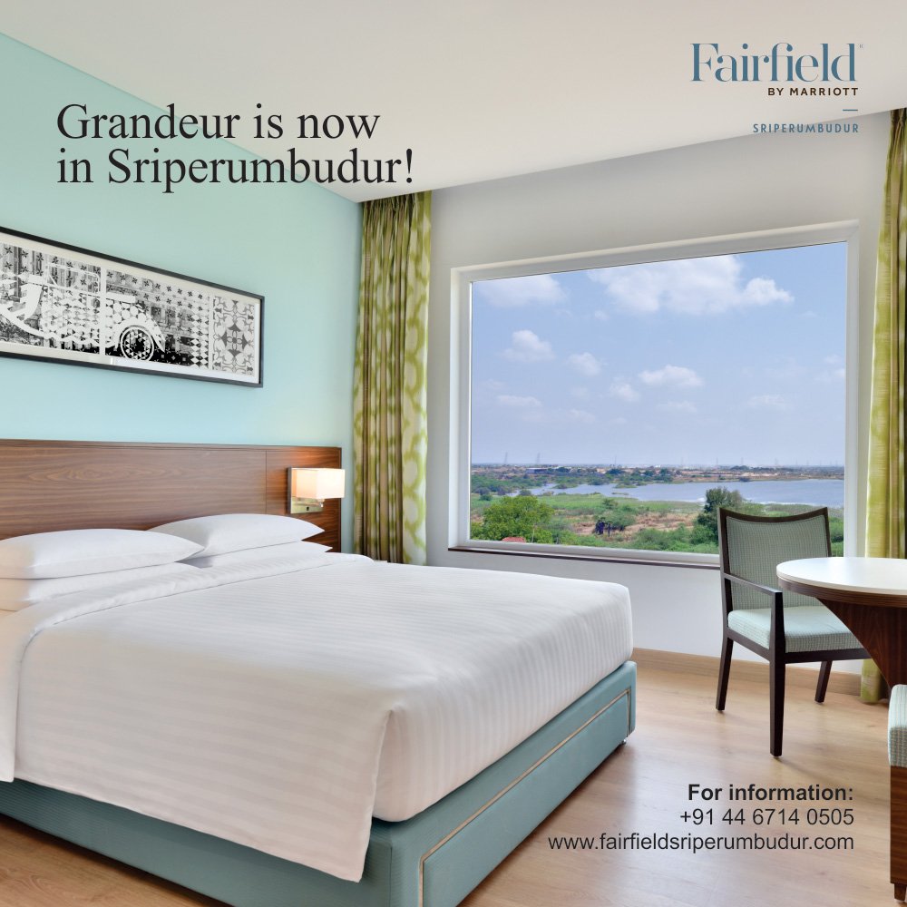 FFSriperumbudur's tweet photo. Book a room at Fairfield and avail grand opening offers! Rates from Rs. 5900 to 8000/night. Visit https://t.co/CEh2Mp5myj or call 04467140505 #FairfieldByMarriott #OpeningOffers #SriperumbudursPride #StayAmazing #100%Guarantee
Use code "ZJL" to avail offer. T&C apply. https://t.co/B4UXBNCMdh