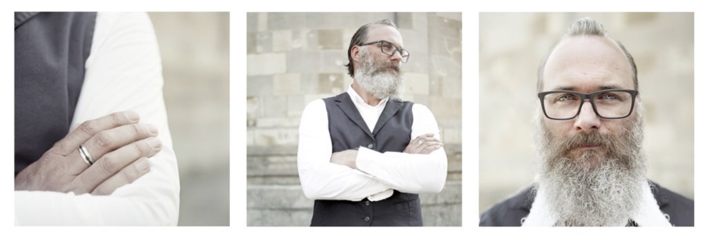 ideasgiven's tweet photo. I #hope you #love this #colour #portrait of @witzigman72 with his #beautiful #beard taken with my #yashica. An #honour #fujifilm #processed by viertel vor 8 #fotofachlabor #berlin. #one__shot__ #mediumformat #6x6 #photoftheday #earth_portraits #everybodyfilm #negativefb #analogue https://t.co/1tsO8YzD3I