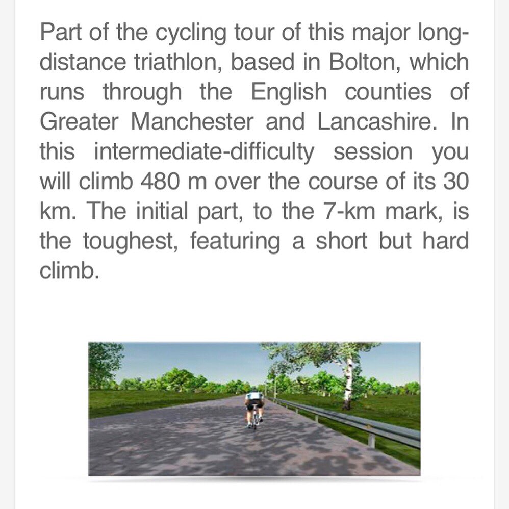TriathlonKim's tweet photo. Good morning #Monday .. are you racing @IRONMANtri UK in #Bolton? 🇬🇧 check this out from @Bkool_English https://t.co/hBGEhderaI