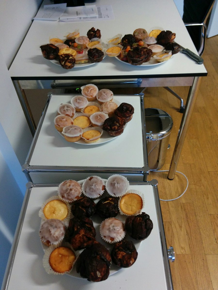 manfred_thurm's tweet photo. The dark side may have cookies, but we have regularly self-made #muffins and #cakes
#jointheteam #experteer #lookingfornewcolleagues https://t.co/VQJ34XKb0f https://t.co/5FSrbpK5O3
