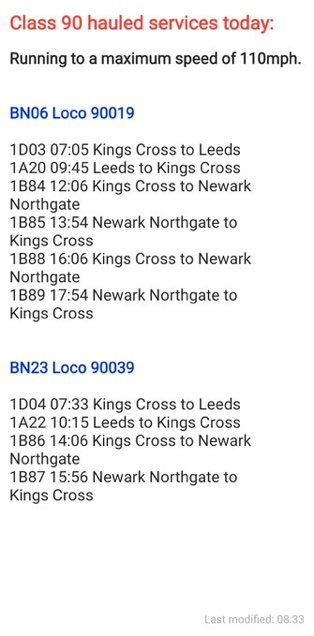 daveinitalia's tweet image. #Class90 operated services and #shortforms