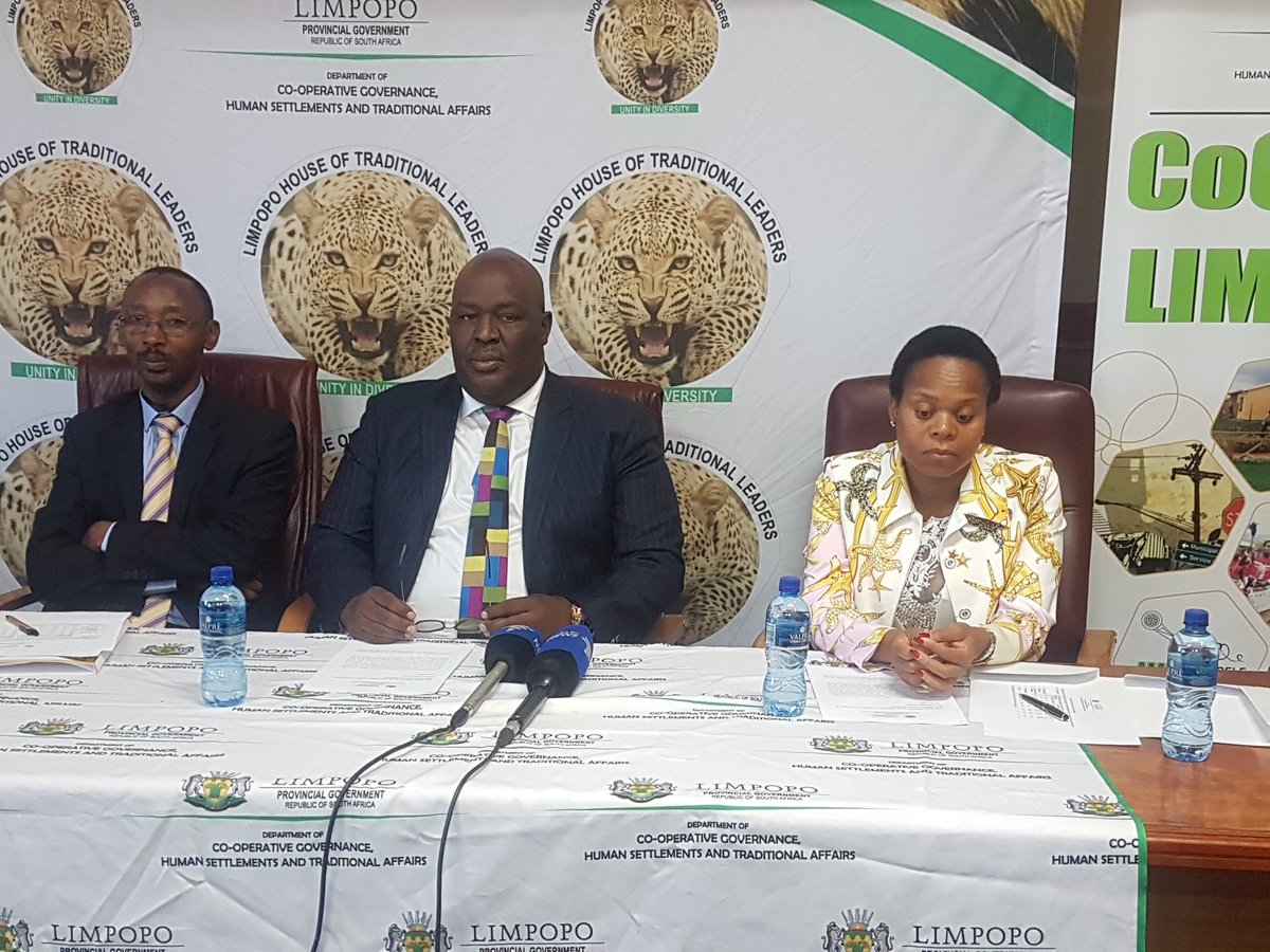Today we are hosting a press briefing on the state of readiness of Limpopo Goverment during traditional initiation period