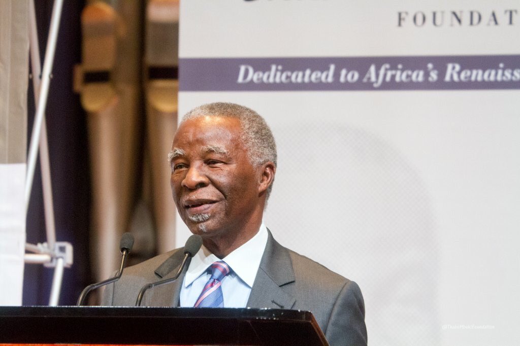  happy birthday to our great former president Thabo Mbeki for 76 birthday today,may God bless him    