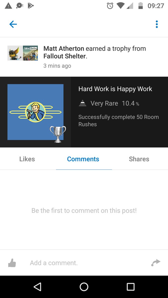 matt2004hoop's tweet photo. #daysofplay yesterday's and today's efforts. Needed a quick easy trophy yesterday. #bombingbusters #FalloutShelter @PlayStationUK https://t.co/mbe8JJBDcs