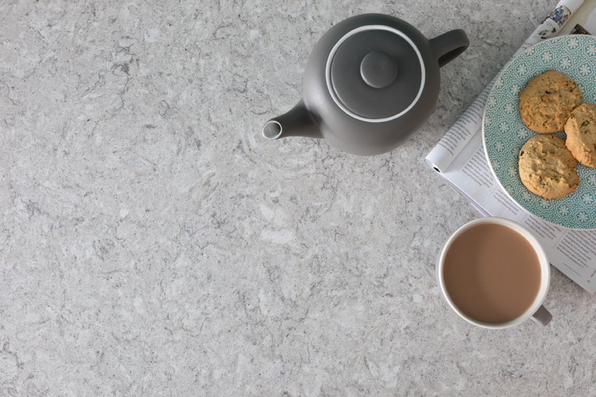 CRLstone's tweet photo. Bold grey veining gives our CRL Quartz Montana Gris real stand-out. #surfaceoftheweek @paullmcraig https://t.co/JsPAPTb2SF