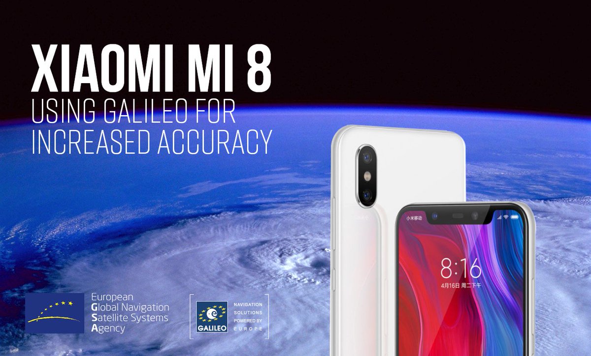 EU4Space's tweet photo. Trouble finding a location? Not anymore. @xiaomi's #Mi8 provides decimetre-level accuracy for #LBS & vehicle #navigation https://t.co/YHd6plb4Ee @Android @MiBrasil @miuirom @XiaomiEspana @XiaomiMY @phoneradarblog @TechTabletscom @androidcentral @AndroidAuth #MIUI #InfiniteMi https://t.co/yoskYK6udB