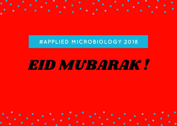 2018microbiotch's tweet photo. Wish you ALL happy &amp; prosperous Eid !
#APPLIEDMICROBIOLOGY2018
milaadams001@gmail.com
https://t.co/r5y8uVy3oA https://t.co/pkjzzoEZ3w