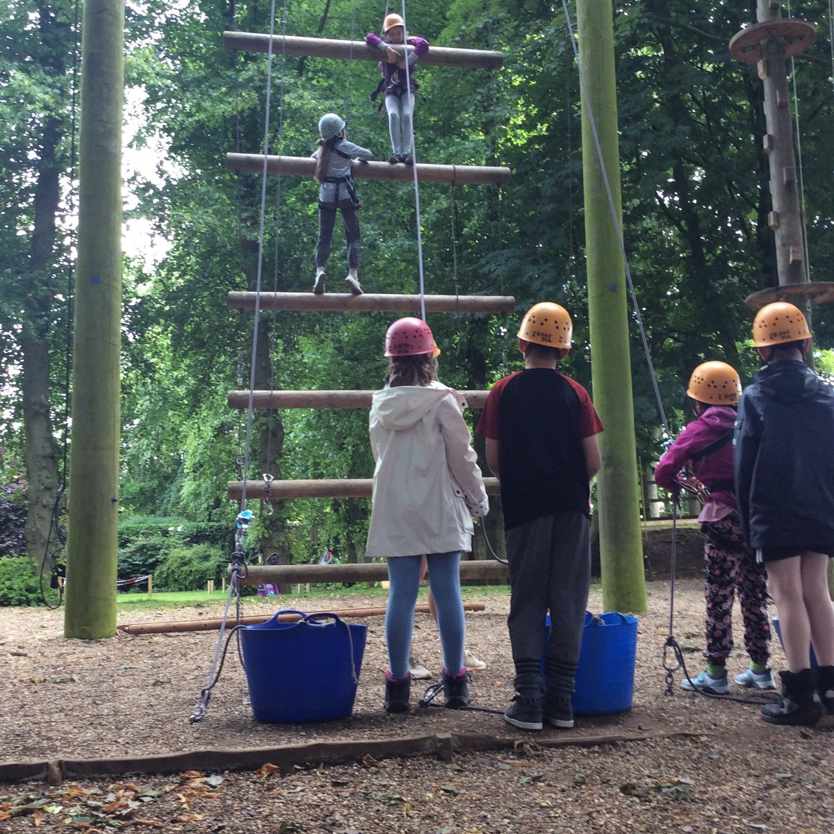 CliftonSch's tweet photo. Climbing Jacob's Ladder. Well done! Excellent teamwork and communication was needed to reach the top. https://t.co/XQgW5s88Ty