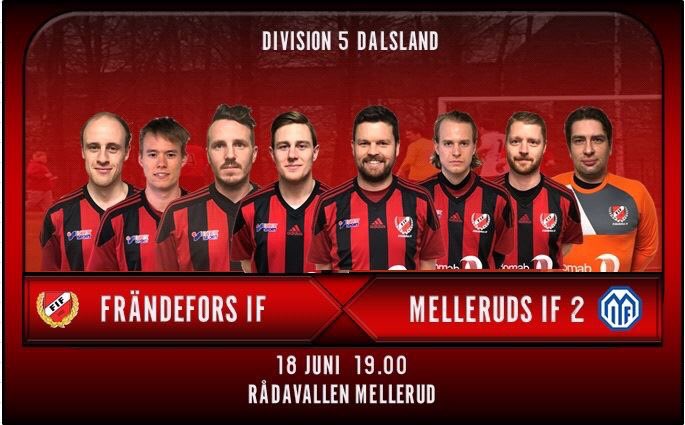 FrandeforsIF's tweet photo. Idag vi möter @MellerudsIF 2 borta på Rådavallen kl.19.00 #Div5dal @FotbollDalsland @TCoster @mellerudsnyhet @ahlin_martin @trestadsnyheter https://t.co/NyBdDwB9my