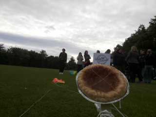 SAnselmsPrep's tweet photo. We did it!  Year 4 have sent an original Bakewell Pudding into the stratosphere on a High Altitude Balloon!  It is currently travelling at an altitude of 13,033m with an air temperature of -36 degrees, en route to Lincolnshire! #Bakewell #PeakDistrict @RealBakewellPud https://t.co/ix9GtPWxSa