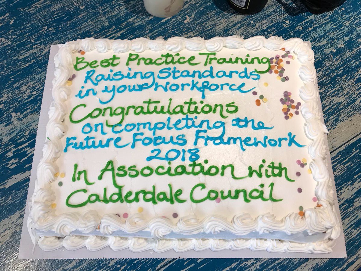 Best_PracticeUK's tweet photo. Weโre still buzzing from fridays #futurefocusframework celebration event! Well done to this fantastic group of people #outstanding #care #calderdale thank you @ISSACTHEOPHILOS @CarePodcast and Karen Ritson, for your help throughout ๐ https://t.co/JO6SKaxMPS