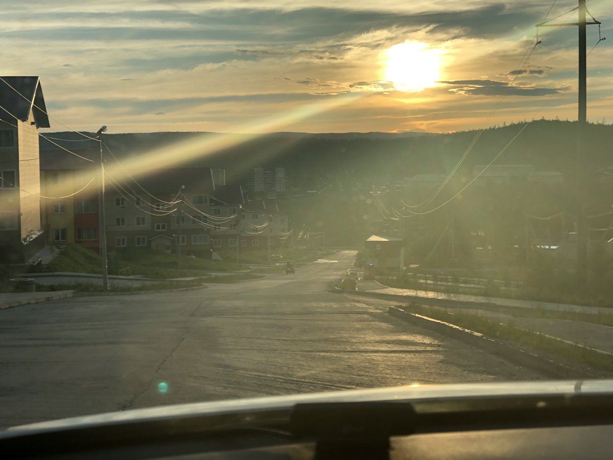 Поездка вчера прошла на ура )#солнце #вечер