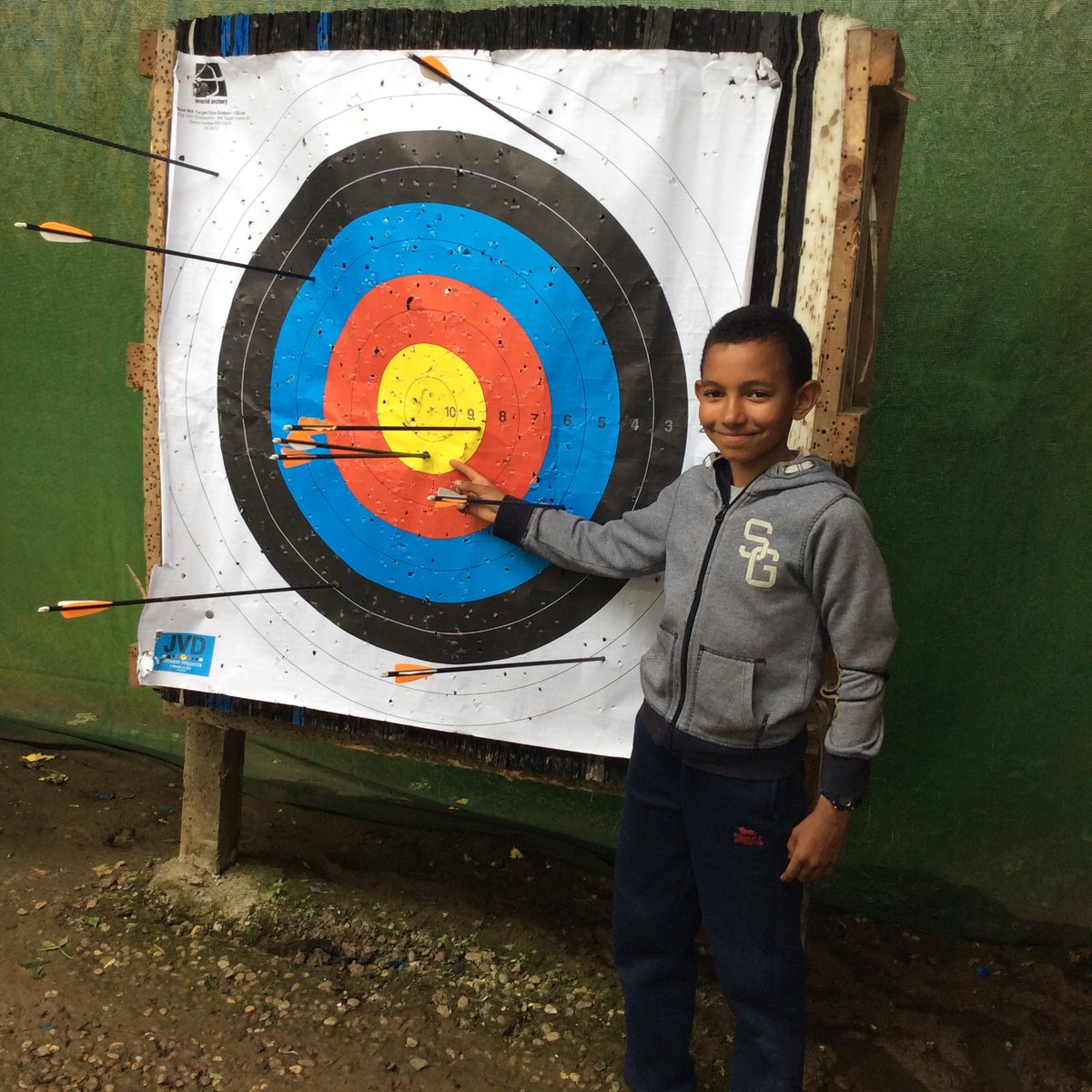 CliftonSch's tweet photo. Hitting the target at archery! https://t.co/lnpB67wJAk
