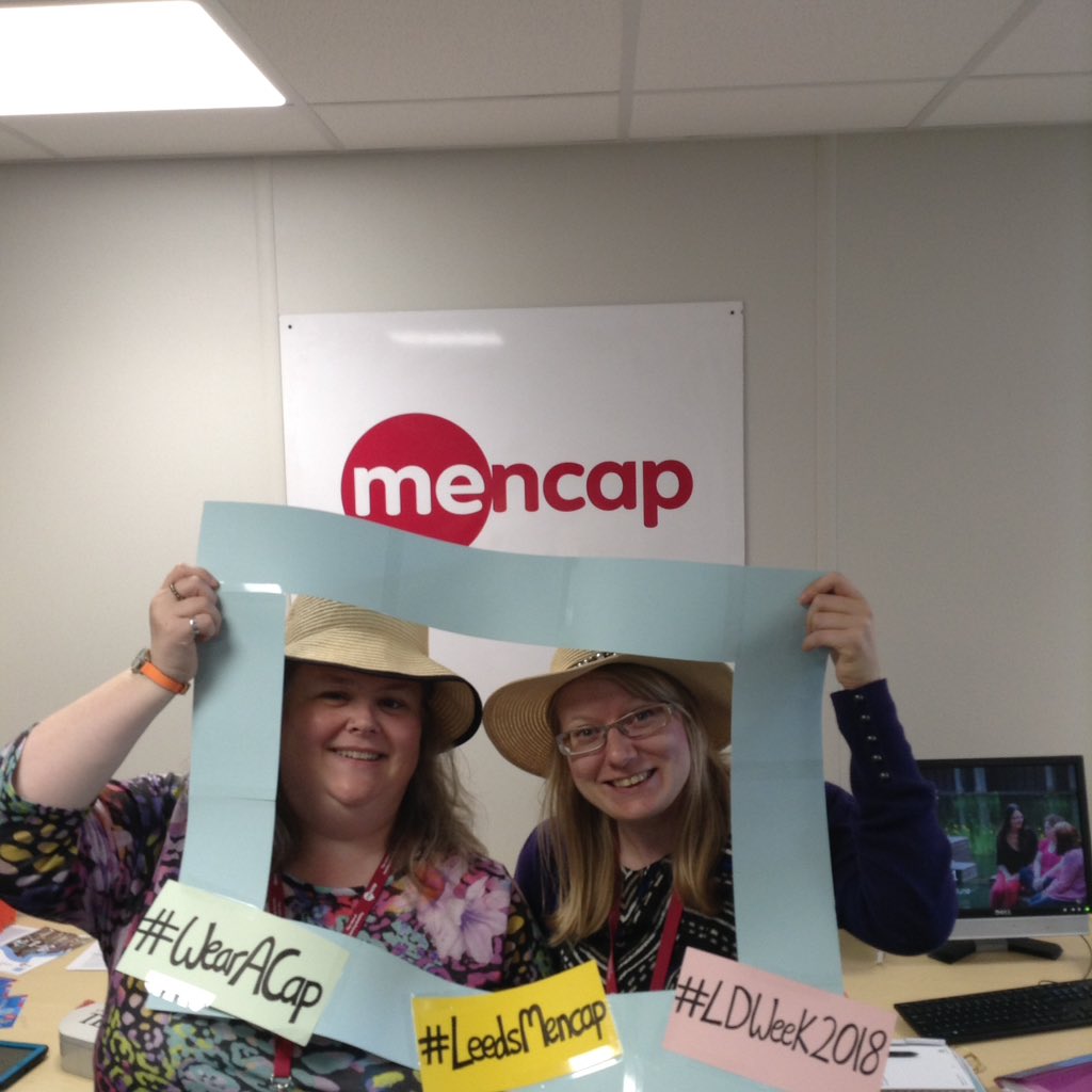 Starting LDWeek yay! #LDWeek18 #mencap #LeedsLDWeek #leedsmencap #wearacap