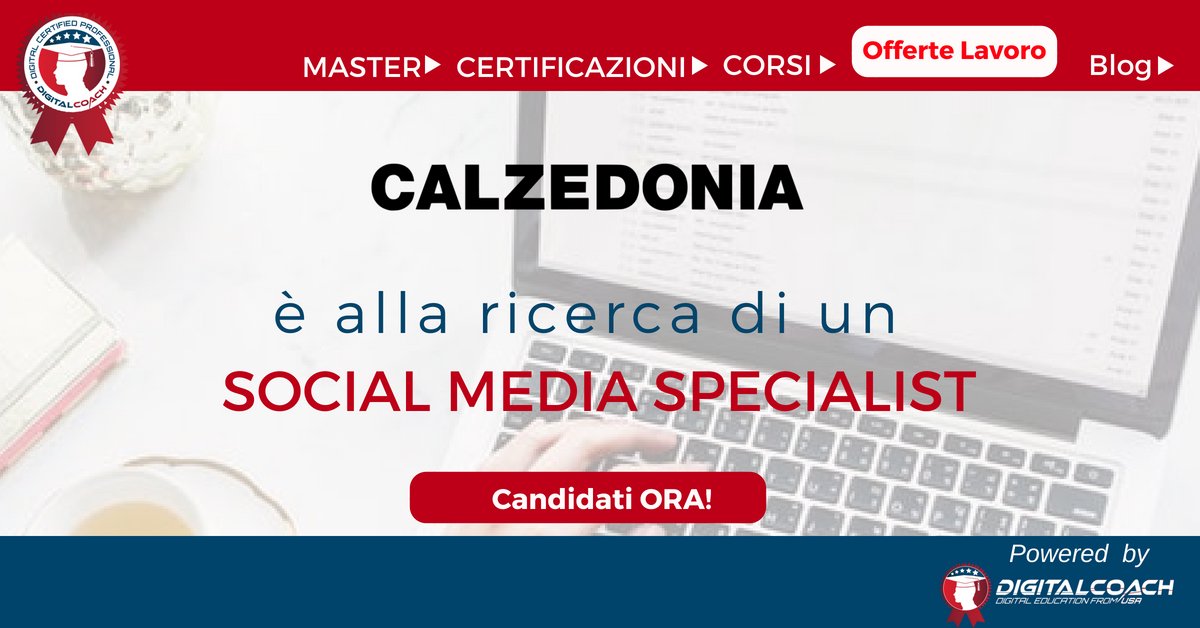 DigitalCoachIT's tweet photo. ✔Lo sapevi che *CALZEDONIA* è alla ricerca di un #SocialMediaSpecialist per la città di Verona? 
Se Sei creativo e con un solida formazione nella gestione dei social network, non aspettare! CANDIDATI SUBITO 👉https://t.co/yGdR8twlhs
#Digitaljobs https://t.co/cSnVkeLtoy