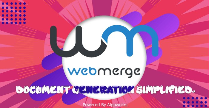 algoworks's tweet image. WebMerge – Document Generation Simplified | An Infographic algoworks.com/infographics/w… #WebMerge #Salesforce #crm #DocumentGeneration