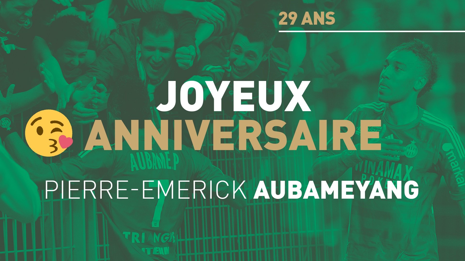 As Saint Etienne Joyeux Anniversaire Aubameyang7 As Saint Etienne Joyeux Anniversaire Aubameyang7