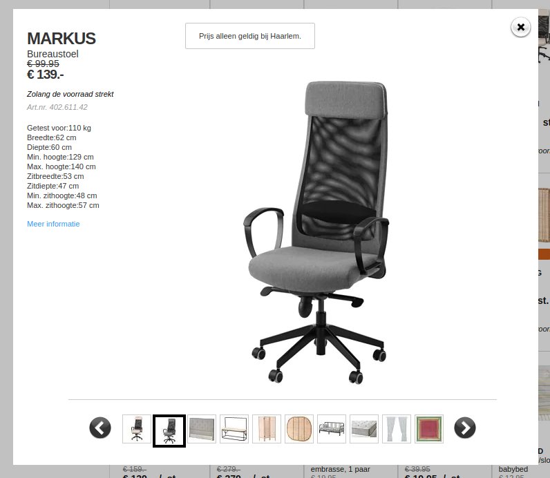 Ik val van mijn bureaustoel af door deze unieke aanbieding van @IKEANederland